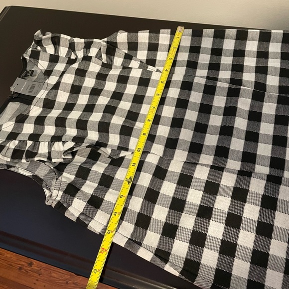 Ann taylor nwt gingham top XS petite - Picture 7 of 7